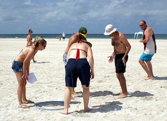 What??? A brain-teaser puzzle in the sand? Oh no!!